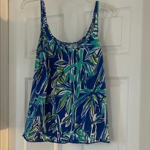 Lilly Pulitzer blue tabbie tank XL